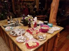 Christmas Dice Game, Dessert, and Christmas Cookie Exchange