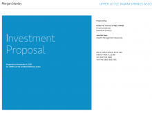 Morgan Stanley Investment Proposal