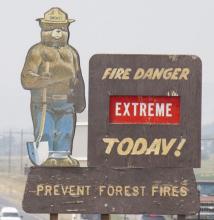Fire Ban in Dubois, Wyoming